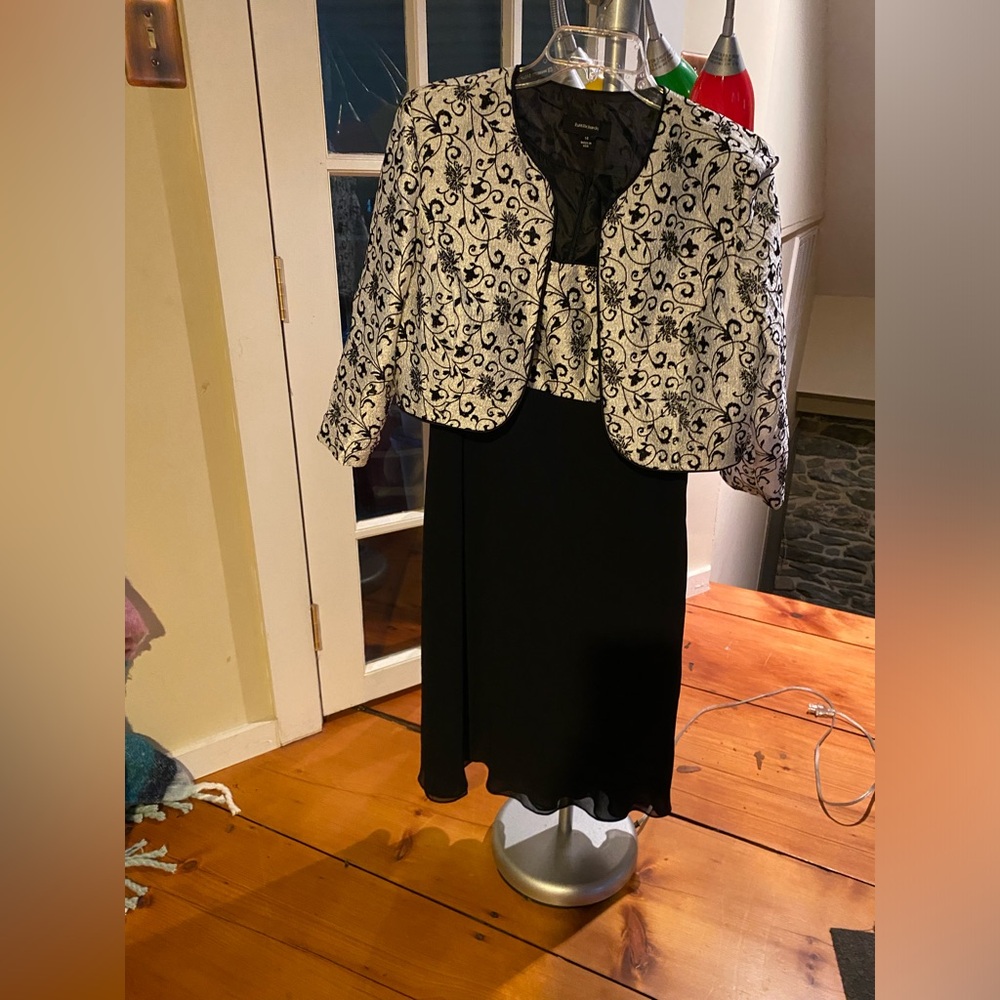 Cocktail dress with matching jacket. Size 14